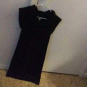 Black sweater dress